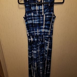 Black and Blue Tie Dye dress size 2 Calvin Klein